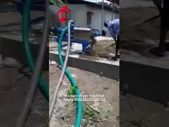 سیستم پردازش کود 2 تن ایزو، ماشین کود مرغ برای تمیز کردن کود آدلا