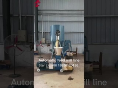 مرغ 1 یا 2 تن کارخانه تغذیه مرغ کوچک ماشین آلات ستاره خودکار کامل