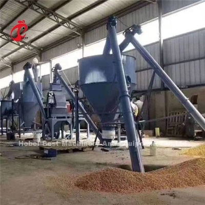 دستگاه آسیاب خوراک چکشی با سنگ شکن و میکسر برای مرغداری مزرعه حیوانات 220 ولت 6 کیلو وات آدا